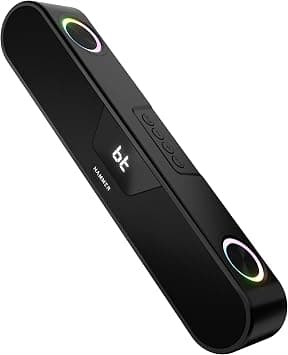 HAMMER Beatbox Bluetooth Soundbar 24W Output, RGB Lights, AUX, USB, TF Card & TWS Connectivity, Upto 8Hr Playtime, Tablets (Black) (Renewed) على Amazon.ae - متتبع الأسعار