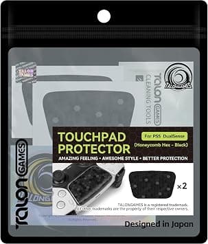TALONGAMES Touchpad Protector Skin Compatible With PS5 DualSense Controller, Enhanced Texture for Controller, Pre-Cut, Easy to Apply, Easily Add Protection (Honeycomb Hex - Black) on Amazon.ae - Price Tracker