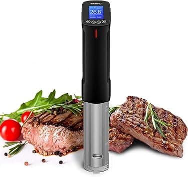 INKBIRD ISV-100W Sous Vide Machine WiFi Precision Slow Cooker 1000W Power Precise Temperature Control Immersion Circulator Perfect for Home Chefs Low-Temperature Water Bath Cooking on Amazon.ae - Price Tracker