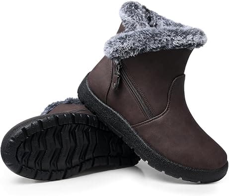 SHIBEVER Winter Boots for Women womens Snow Boot على Amazon.ae - متتبع الأسعار