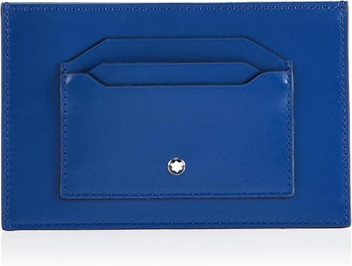 Montblanc Meisterstück Card Holder 6cc Blue Card Holder, Adults Unisex, Multicoloured (Multicoloured), One Size on Amazon.ae - Price Tracker