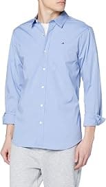 Tommy Jeans Mens Original Stretch Slim Fit Shirts - Best Deal Finder