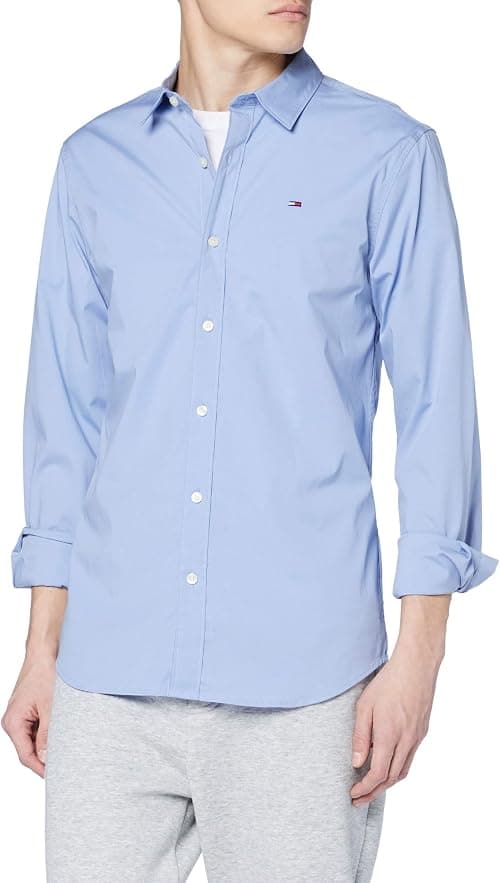 Tommy Jeans Mens Original Stretch Slim Fit Shirts on Amazon - Best Deal Finder
