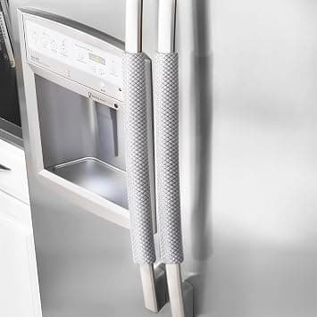OUGAR8 Refrigerator Door Handle Covers Handmade Decor Protector for Ovens, Dishwashers.Keep Your Kitchen Appliance Clean from Smudges, Food Stains (Rhombus Light Gray) on Amazon.ae - Price Tracker