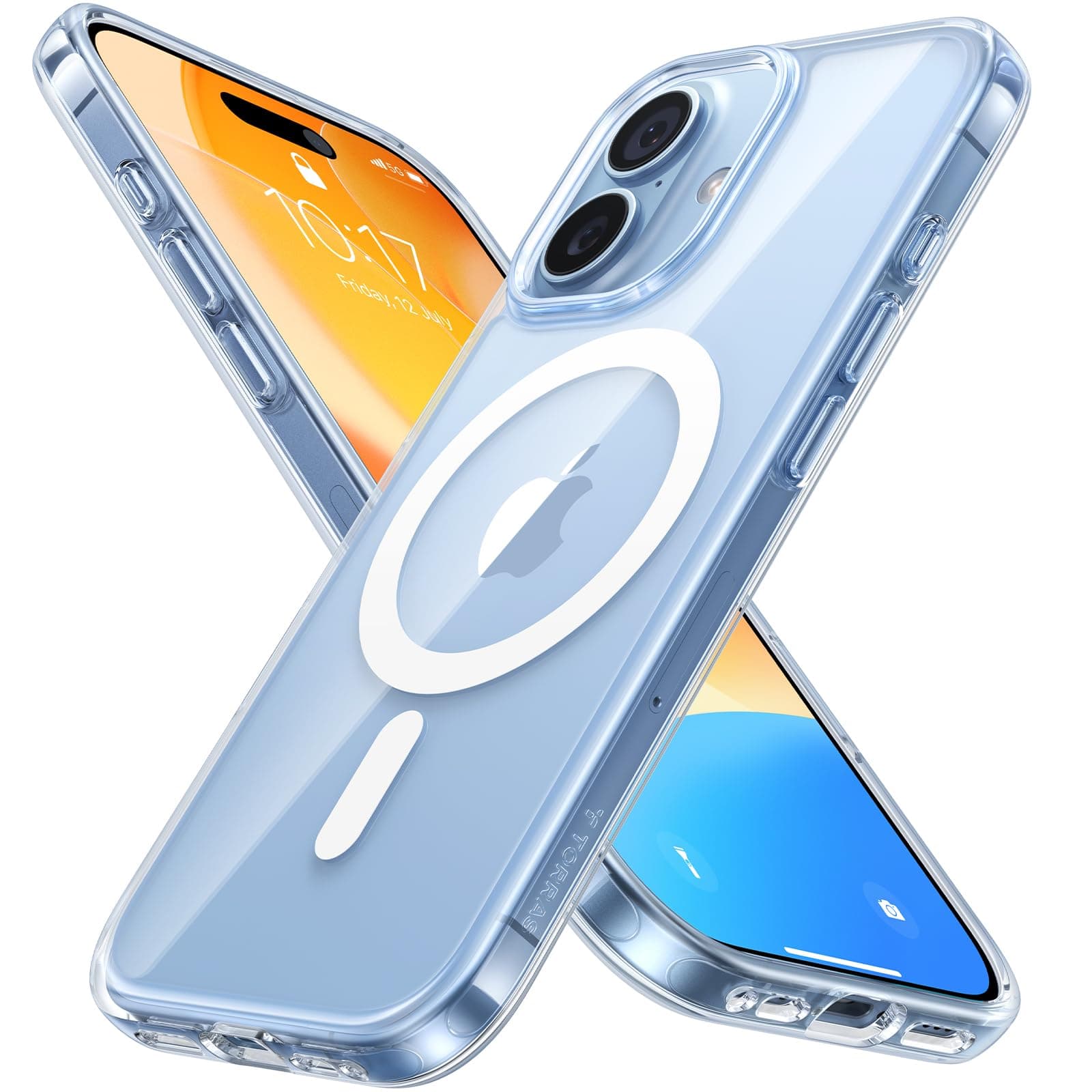 TORRAS Magnetic Shockproof for iPhone 17 Case Clear, Compatible with Magsafe, Non-Yellowing, Military-Grade Drop Tested, Translucent Slim Protective 17 Case Anti-Scratch, Clear on Amazon.ae - Price Tracker