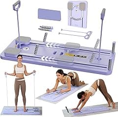 GDSHGS Upgraded Pilates Reformer Machine for Home Multifunctional Abdominal Board Automatic Rebound Ab Roller Wheel Training Board Full Body Workout Equipment - Amazon.ae Price Tracker