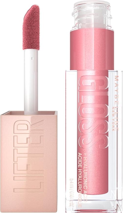 Maybelline Lifter Gloss, Hydrating Lip Gloss with Hyaluronic Acid, High Shine for Plumper Looking Lips, Brass, Pink Neutral, 0.18 Ounce on Amazon - Best Deal Finder