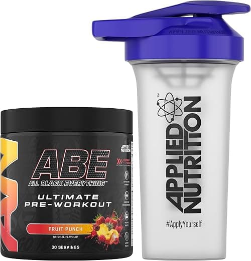 Applied Nutrition ABE Powder Pre Workout Food Supplement, Fruit Punch, 375 gm على Amazon.ae - متتبع الأسعار