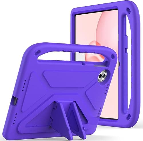 Case for Honor Pad 10 2025 12.1 inch,Shockproof tablet protective with hand strap and shoulder strap for safety protection (Purple) on Amazon.ae - Price Tracker