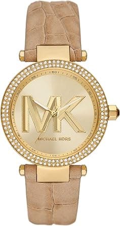 Michael Kors Parker Three-Hand Brown Leather Watch style MK4725 on Amazon.ae - Price Tracker
