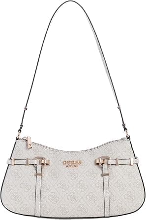 GUESS Womens LEONA LOGO SHOULDER BAG Handbag على Amazon.ae - متتبع الأسعار