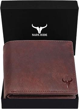 NAPA HIDE Men Leather wallet for Men Travel Accessory- Bi-Fold Wallet - Best Deal Finder
