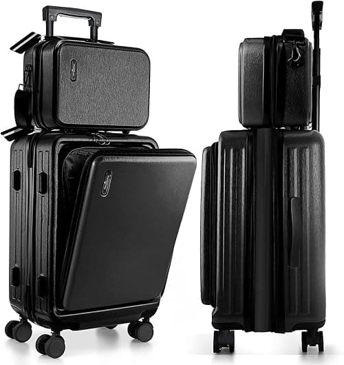 TRAVELARIM Expandable 22 Inch Carry On Luggage on Amazon.ae - Price Tracker