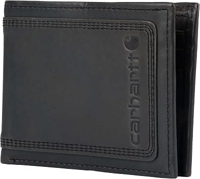 Carhartt Men's Billfold Wallet, Black (Passcase), One Size - Best Deal Finder