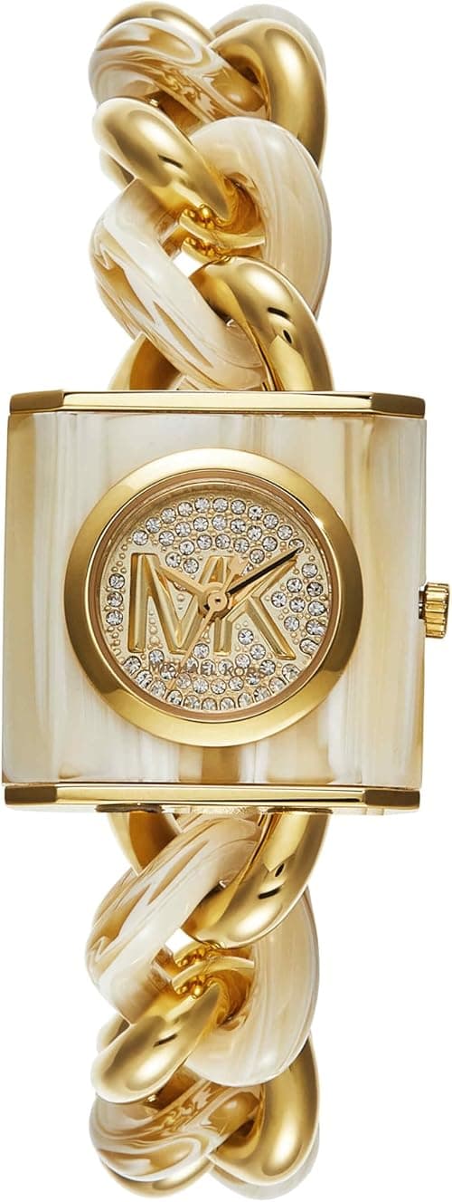 Michael Kors Stainless Steel Analog Gold Dial Women Watch-Mk4809, Multi-Color Band on Amazon.ae - Price Tracker