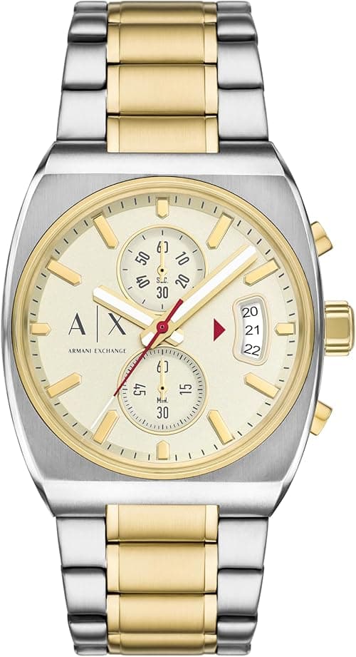 Armani Exchange A|X Men's Chronograph Two-Tone Stainless Steel Watch (Model: AX2821) on Amazon.ae - Price Tracker