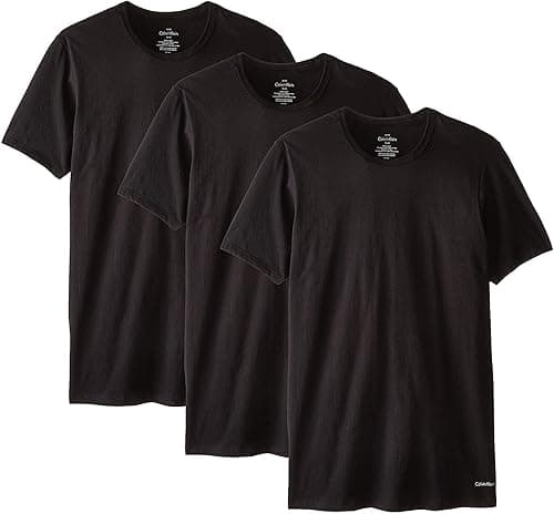 Calvin Klein Men`s Cotton Crew Neck Classic Fit T-Shirts 3 Pack on Amazon.ae - Price Tracker