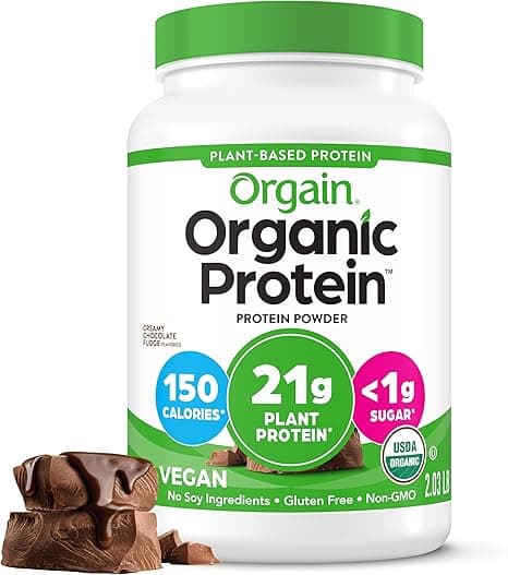 Orgain NA1 Orgain Organic Protein Plant Based Powder (Creamy Chocolate Fudge,2.03lbs,920g) on Amazon.ae - Price Tracker