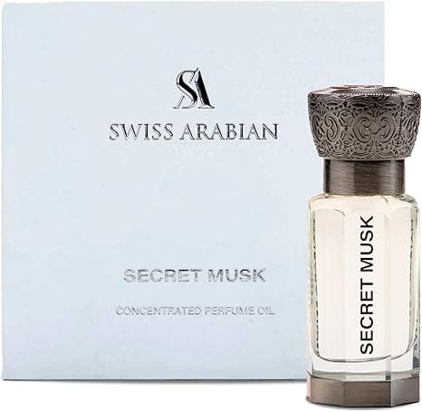 Swiss Arabian Secret Musk Concentrated Perfume Oil, 12ml, Premium Quality Perfume Oil, Unisex Fragrance, Floral, Musk, Luxurious Blend Perfume for Women and Men on Amazon.ae - Price Tracker