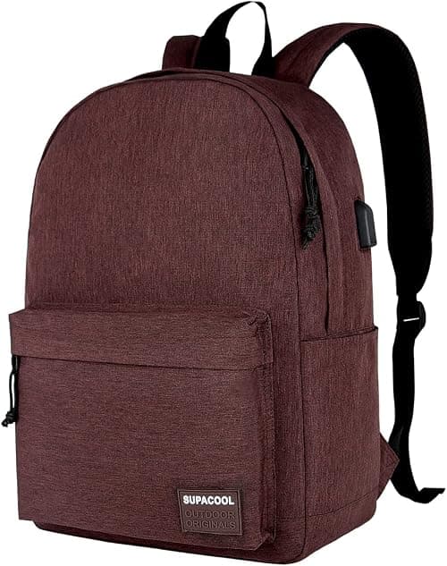 SUPACOOL Lightweight Casual Backpack for Men and Women, Water-resistant Mens backpack, Rucksack for Men, School Bag for College, School Backpack for Boys and Girls على Amazon.ae - متتبع الأسعار