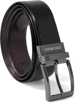 Steve Madden mens Dress Casual Every Day Leather Belt Belt - Best Deal Finder