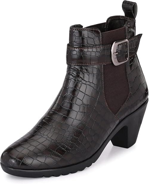 Burwood Women's Buckle Ankle Boot on Amazon - Best Deal Finder