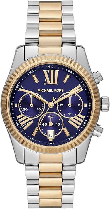 Michael Kors Lexington Chronograph Two-Tone Stainless Steel Women's Watch (Model: MK7218) on Amazon.ae - Price Tracker