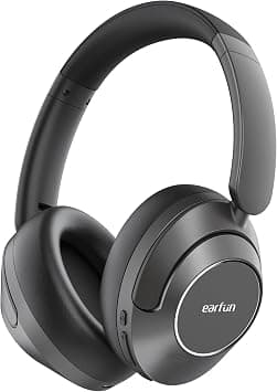 Earfun Wave Pro Over-Ear Bluetooth Headphones - ANC - Up to 80 Hours Battery Life - Black (Earfun Turkey Guaranteed) on Amazon.ae - Price Tracker