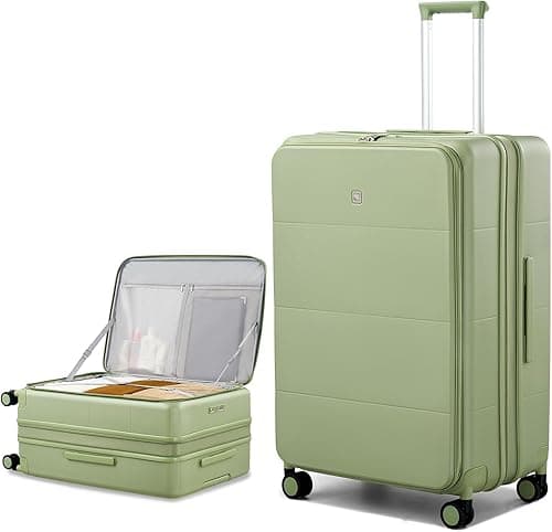 Hanke Luggage Suitcase with Wide Handle, Durable PC Hardside 20 inch Carry On Luggage 24 Inch Travel Suitcase with Spinner Wheels & TSA Lock for Men Women on Amazon.ae - Price Tracker