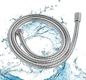 JOMOO Shower Hose, Flexible Stainless Steel Handheld Shower Hose 5 Ft 60 Inches Replacement Hose for Handheld Shower Extra Long, Chrome - Amazon.ae Price Tracker