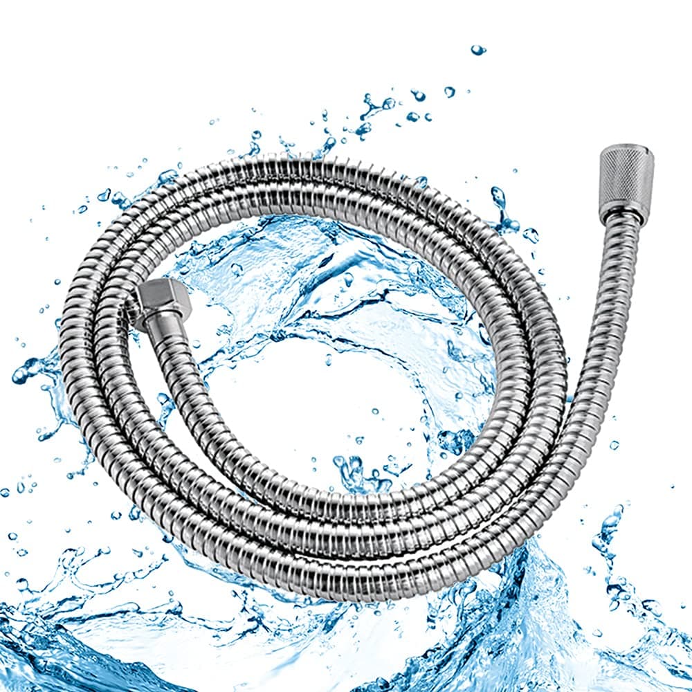 JOMOO Shower Hose, Flexible Stainless Steel Handheld Shower Hose 5 Ft 60 Inches Replacement Hose for Handheld Shower Extra Long, Chrome on Amazon.ae - Price Tracker