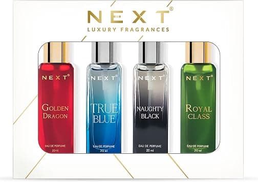 Next Care Discovery Perfume Set for Men & Women – 4 x 20ml | Fresh, Chocolate, Amber, Woody Fragrance Eau De Parfum (EDP)| Long Lasting & Everyday Wear |Birthday Gift for Man & Woman, Unisex على Amazon.ae - متتبع الأسعار