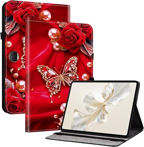 Case for Honor Pad 9, 12.1", Premium Leather Flip Cover with Card Slots, Pen Holder, Adjustable Stand, Multiple Decorative Patterns,PSJ-M على Amazon.ae - متتبع الأسعار