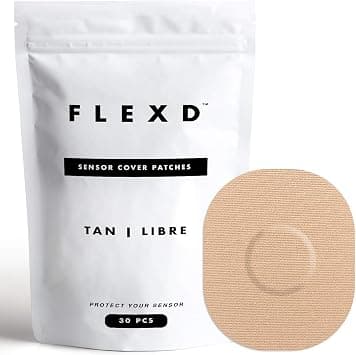 Flexd - Freestyle Adhesive Patches (30 Pcs) - Libre Adhesive Patch Covers for CGM - Tan على Amazon.ae - متتبع الأسعار