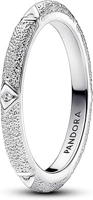 PANDORA ME Sterling Silver Clear Cubic Zirconia Texture Ring on Amazon.ae - Price Tracker