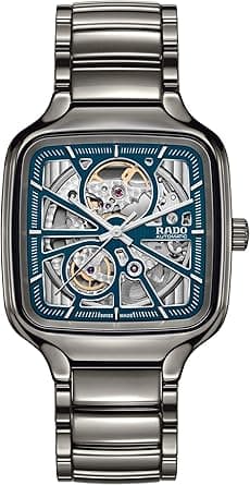 Rado True Square Swiss Automatic Watch with Ceramic Strap, 21 (Model: R27083202), Silver on Amazon.ae - Price Tracker