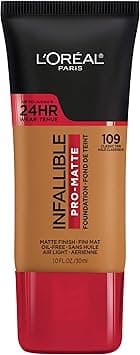 L'Oreal Paris Cosmetics Makeup Infallible Pro-Matte Liquid Longwear Foundation, Classic Tan, 1 fl oz on Amazon.ae - Price Tracker