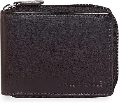 Swiss Eagle Leather Wallet For Men Brown (SE1023BRW) on Amazon.ae - Price Tracker
