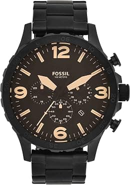 Fossil Men's Nate Stainless Steel Quartz Chronograph Watch - Best Deal Finder