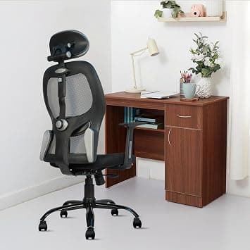 CELLBELL Tauras Lite C100 Mesh High Back Office Chair/Study Chair/Computer Chair/Revolving Chair/Desk Chair for Work from Home Metal Base, Grey on Amazon.ae - Price Tracker