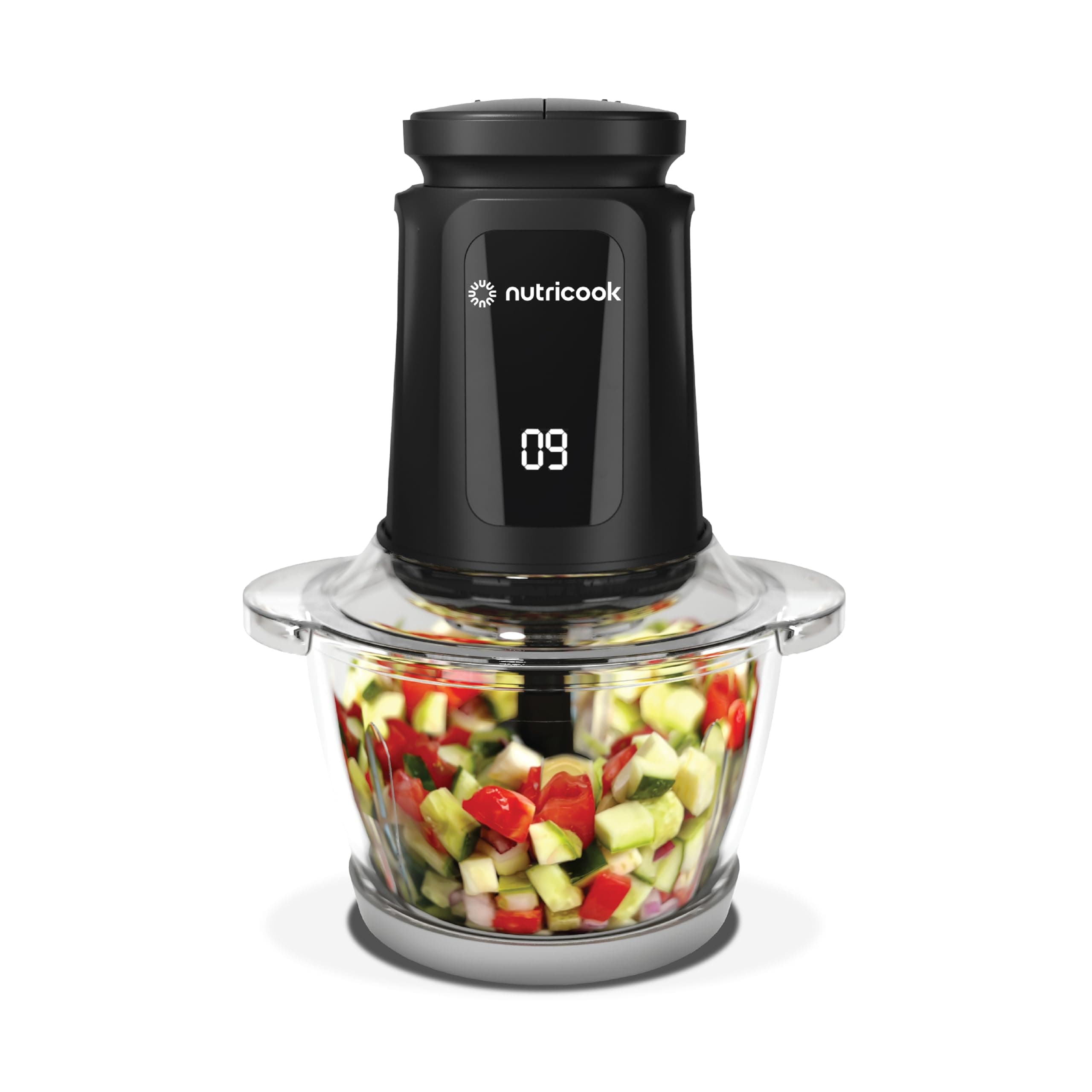 Nutricook Multi Purpose Glass Chopper & Mincer, 500 W, 1.2L with 4 SS Blade detachable System, easy to clean, Pulse speed for precision, Ice Crushing, Anti Slip ring, 2 Yr Warranty, NC-CH1200 Black on Amazon.ae - Price Tracker