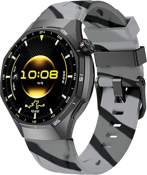 22mm Strap Compatible with Huawei Watch GT6 Pro/GT6/GT5 Pro/GT5/GT4/GT3 46mm Quick Release Silicone Straps 22mm for Garmin Venu4 45mm/Forerunner 265/255/Amazfit bip 6 Rugged Bands on Amazon.ae - Price Tracker
