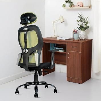 CELLBELL Tauras Lite C100 Mesh High Back Office/Study/Computer/Revolving/Desk Chair for Work from Home Metal Base Seat Height Adjustable Chair PISTACHIO GREEN on Amazon.ae - Price Tracker