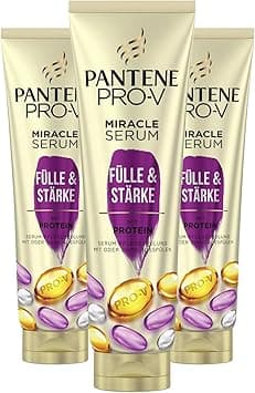 Pantene 3 x Pro-V Miracle Serum Conditioner Fullness & Strength with Protein 160 ml Each on Amazon.ae - Price Tracker