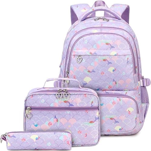 Joyfulife Mermaid Backpack with Lunch Box 3pcs on Amazon.ae - Price Tracker
