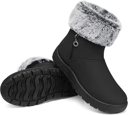 Temofon Womens Snow Boots Ankle Boot on Amazon.ae - Price Tracker