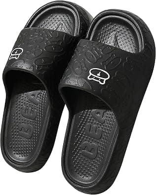 Homarket Indoor Non-Slip Slippers, Women Quick Drying Shower Sandals with Ultra Soft EVA Material, Open Toe Slippers for Bath على Amazon.ae - متتبع الأسعار