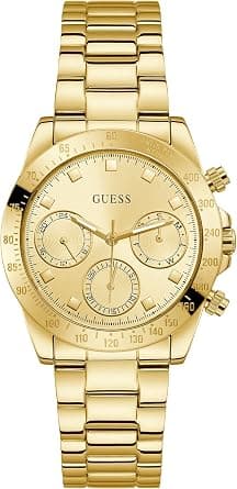GUESS 36mm Multifunction Stainless Steel Watch with Crystals, Silver Tone, NS, GW0314L1 - Amazon.ae Price Tracker