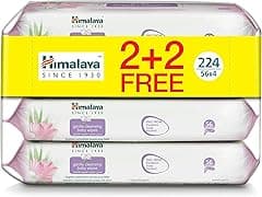 Himalaya Gentle Cleansing Baby Wipes | 56 wipes X 4 packs (224 Wipes) | Mildly Cleanse & Protect Baby's Skin from Dryness | Enriched with Goodness of Aloe Vera & Lotus | Alcohol & Paraben Free - Amazon.ae Price Tracker