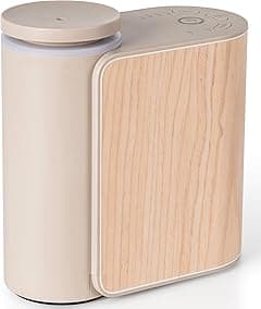 Waterless Essential Oil Diffuser with Solid Wood Lid, 3 Timers, 2 Mist Modes, Silent Dual Fluid Aroma Diffuser, Portable Waterless Fragrance Diffuser - Amazon.ae Price Tracker